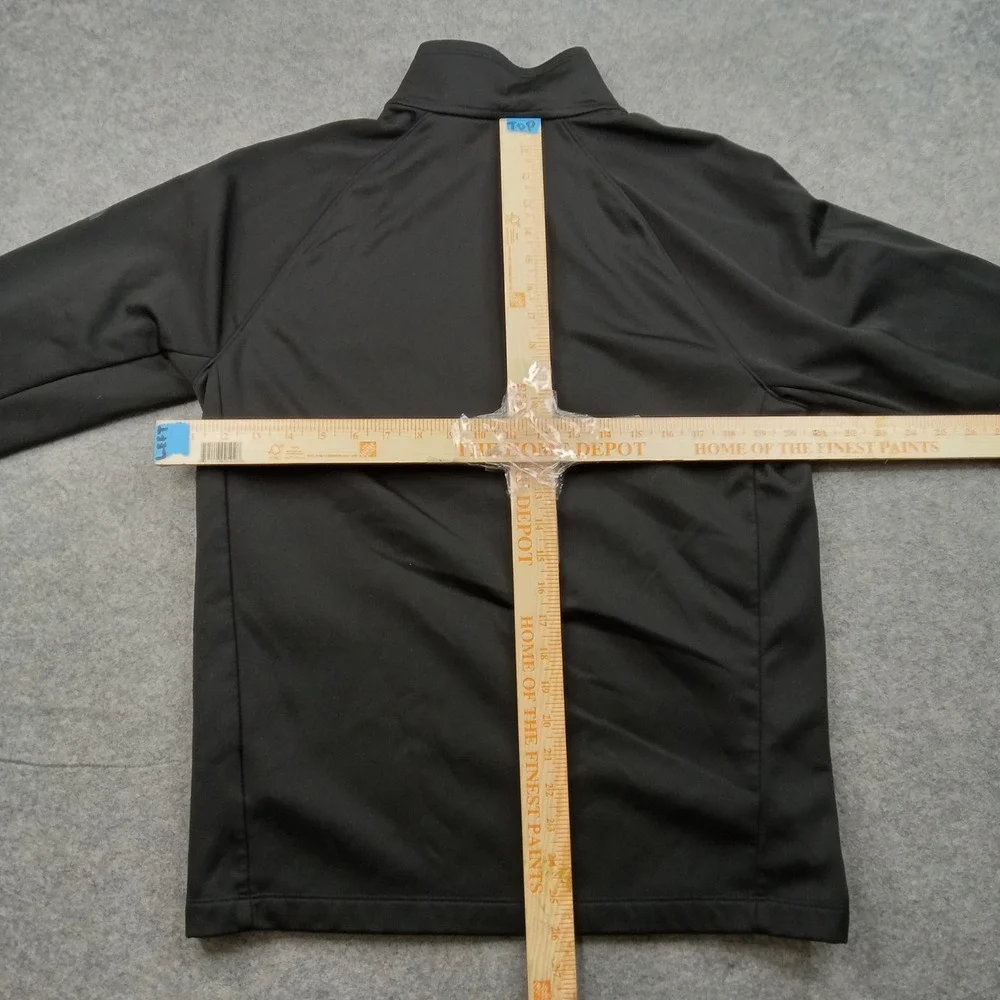 North Face Jacket Mens Medium Black Softshell‎ Full Zip Fleece Coat NF0A3LH9